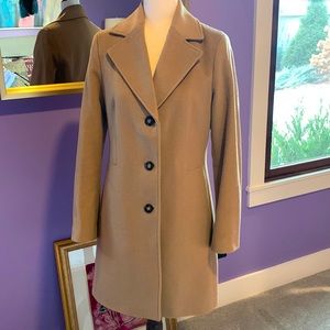 Beautiful Camel / Tan Calvin Klein Wool Coat